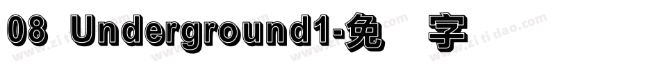08 Underground1字体转换